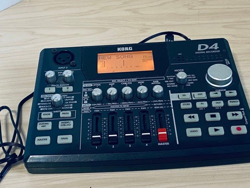 KORG D4 Digital Recorder Compact 4-Track Retro Audio Equipment  - Picture 3 of 8