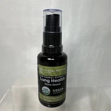 Global Healing Lung Health Support - Lung Detox Cleanse - 1 Fl Oz
