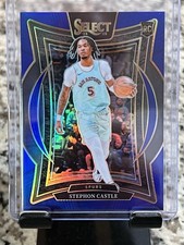 2024-25 Panini Select - Concourse - Stephon Castle - Blue Prizm Rookie