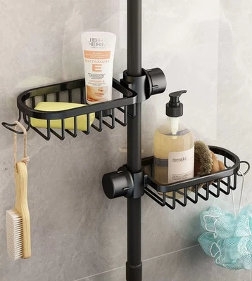 Soap Dish Soap Holder Shower Shelf Soap Tray Bathroom Shower Rod Shower Basket