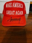 Donald J. Trump President USA Signed, Autographed, Red MAGA Hat w/COA