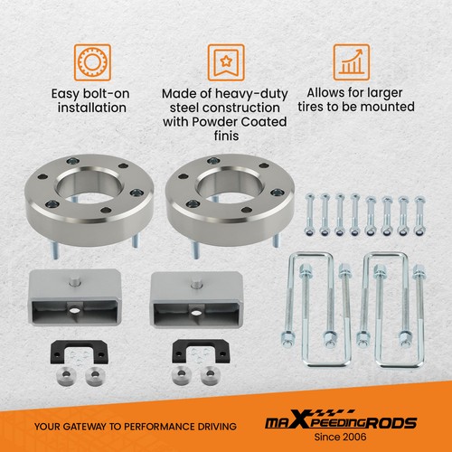 3" Front 2" Rear Leveling Lift Kit For Sierra  Silverado 1500 2WD 4WD 07-2020 - Picture 7 of 17