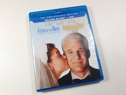 Father of the Bride Part I and II 1 & 2 Blu Ray 2 Movie Collection BROKEN CASE - Picture 1 of 5