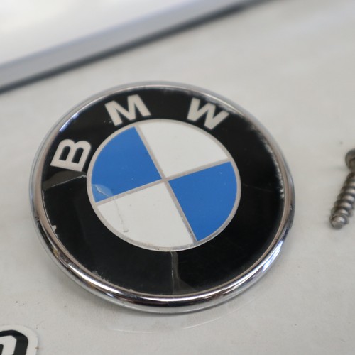 BMW E46 Cabrio Convertible Tailgate Handle Boot Plinth w Microswitch Silver 354 - Picture 7 of 20