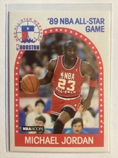 1989 NBA Hoops Michael Jordan '89 All-Star Game #21 Chicago Bulls NICE !!