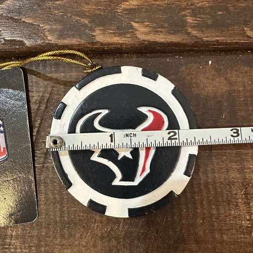 Houston Texans Juego Chip Árbol de Navidad Adorno 2 1/4" - Imagen 2 de 5