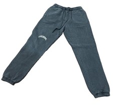 Civil Regime Washed Gray Logo Fleece Jogger Sweatpants Size M