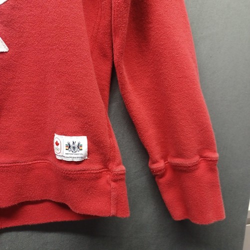 Hudson Bay Co. Canada Olympic Sweater Women's Crew Cut Red Med Vintage 2002 - Picture 8 of 13