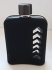 Le'raze Modern Glass Hip Flask with Protective Black Silicone Sleeve 100ml NIB