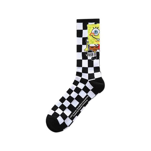 Vans Crew Socks 3 Pairs Mens Socks Size 1Y-6Y, Color: Black/Yellow - Picture 2 of 2