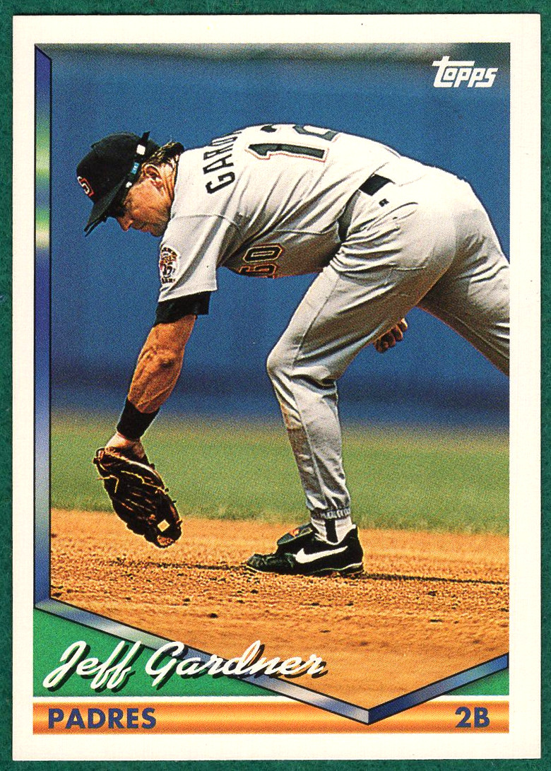 Jeff Gardner - 1994 Topps #544 - San Diego Padres Baseball Card