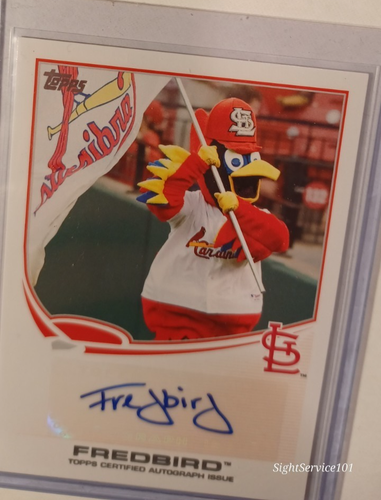 2013 Topps Baseball Eröffnungstag Autogramm Fredbird MA-4 - Bild 5 von 9