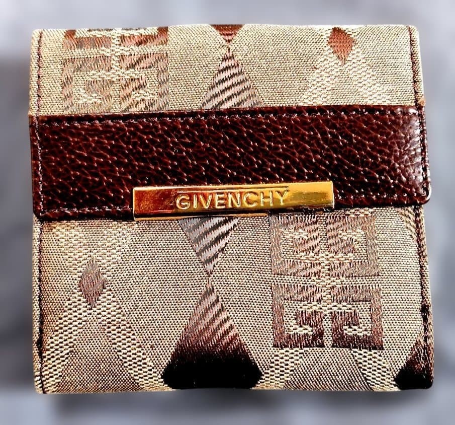 Givenchy Diamond Pattern Canvas Leather Tote Bag … - image 7