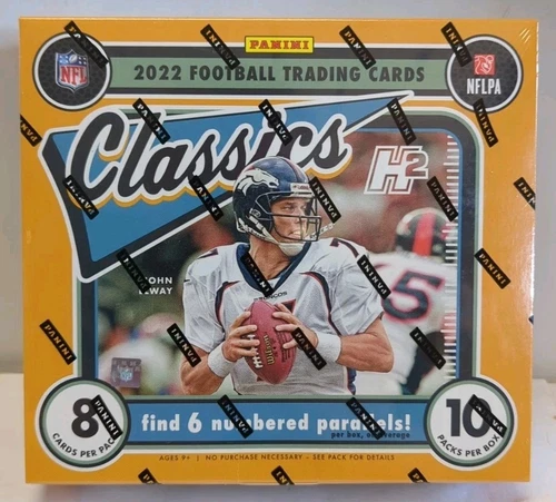 2022 Panini Classics H2 Football Sealed Hobby Box