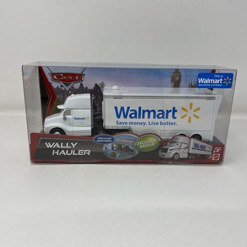 Disney Pixar Cars Wally Hauler Semi Truck and Trailer Walmart Exclusive New