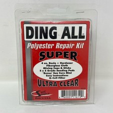 Ding All Super Polyester Repair Kit 232 Ultra Clear 4oz Surfboard