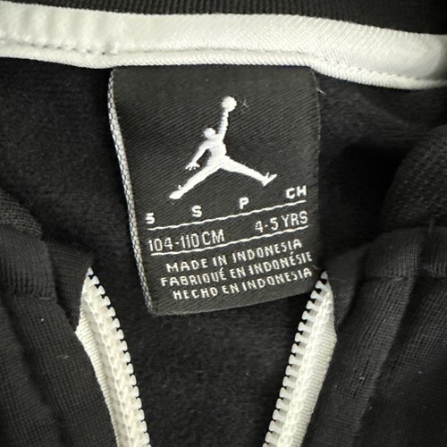 Nike Jordan Jacket YOUTH 4-5 Yrs Black Jumpman Full Zip Air 23 Track Top Boys - Picture 4 of 7