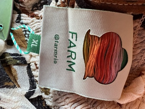 Neu mit Etikett Farm Rio Größe XL Sand Palms Paradise hochgeschlossenes Minikleid - Bild 12 von 15