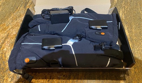 Large - Beheizbare Handschuhe für Herren Damen, 7,4V 3000mAh Wiederaufladbare Beheizbare Handschuhe - Bild 2 von 8