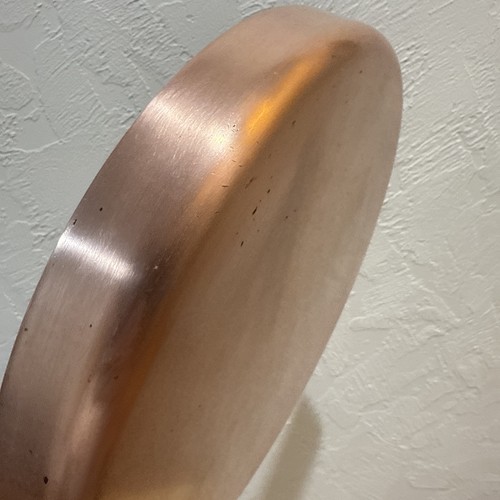 Vintage All Clad Cop R Chef 12" Copper SS Skillet Pan 9" Brass Handle Flambé - Picture 11 of 11