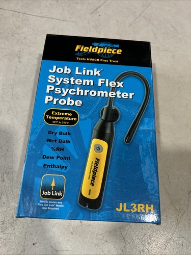 Fieldpiece JL3RH Flex Psychrometer Sonde für Job Link Systeme 350 Fuß Reichweite - Bild 2 von 10