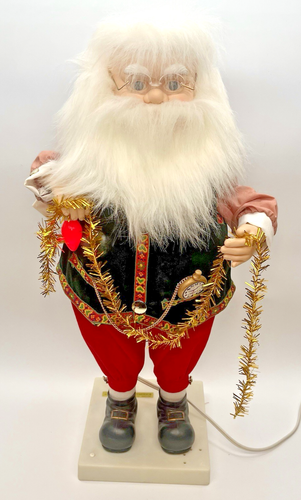 Motionettes de árbol de Navidad animados vintage de Santa Telco con salida EZ - Imagen 2 de 8