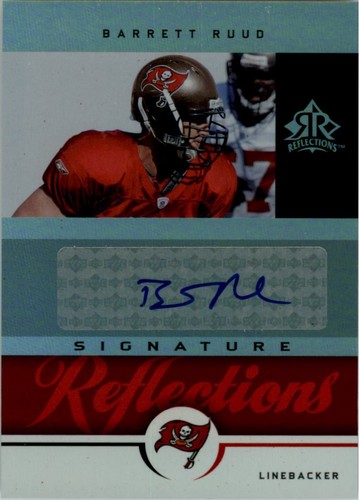 2005 Reflections Signature Reflections Red #SRBR Barrett Ruud Auto - FB - Foto 1 di 2