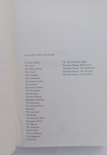 Libro usado The Racketeer John Grisham tapa dura 2012 - Imagen 6 de 13