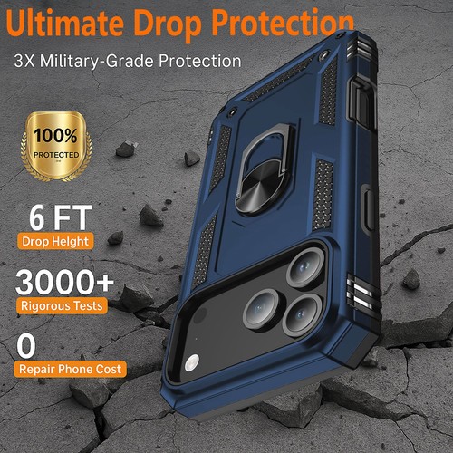 Funda para teléfono iPhone 17 Pro Max 17 Air resistente a prueba de golpes + vidrio templado - Imagen 15 de 36