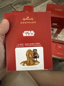 Hallmark Keepsake Star Wars C-3PO and Babu Frik Ornament