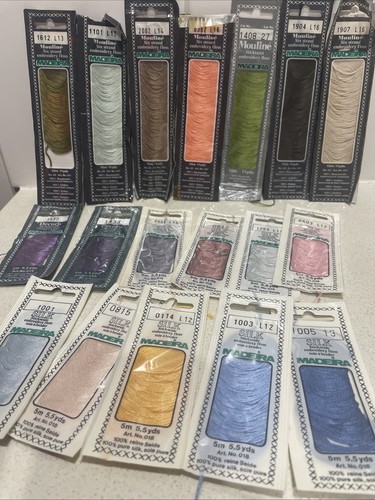 Lot Madeira Sticktwist stranded cotton embroidery floss / threads X16 - Picture 2 of 12