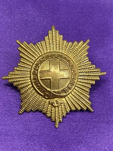 Genuine WW1/2 The Coldstream Guards GM Cap Star Badge w/lugs