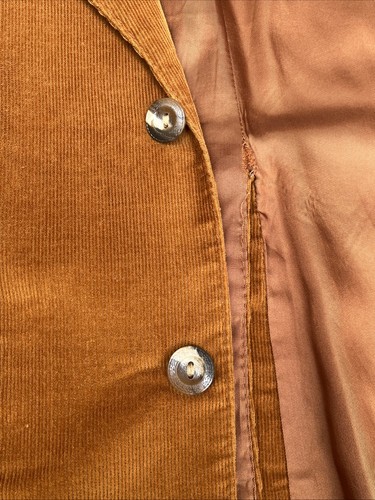 Vintage Pioneer Wear Corduroy 42 Brown Western Corduroy Blazer Jacket used - Picture 7 of 7