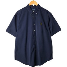 Used Ralph Lauren Classic Fit short-sleeved button-down shirt men's size XL