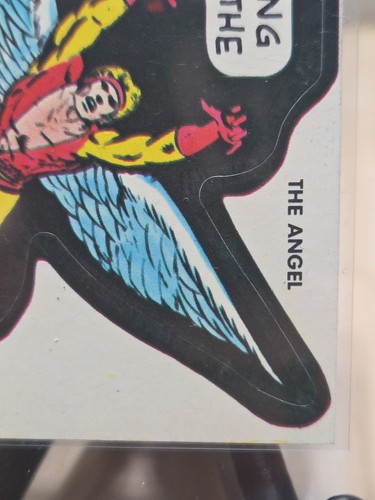 1976 Topps Marvel Sticker Card The Angel I’m Heading South For The Winter! - Bild 4 von 6