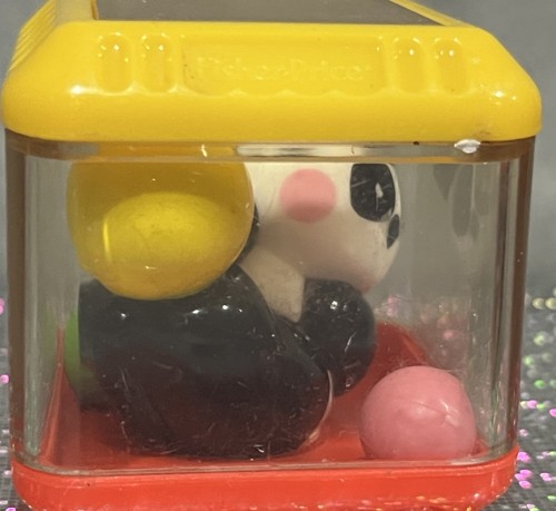 Vintage Fisher Price Peek A Boo Interactive Blocks Circus Tent Show Panda Zoo - Picture 2 of 6