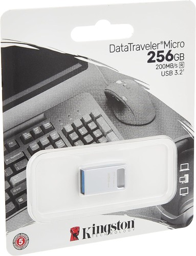 Kingston DataTraveler Micro USB Flash Drive 64GB 200MB/s Metal USB 3.2 Gen 1 - D - Photo 4/4