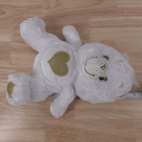 25th Anniversary Heart Of Gold Care Bear Plush White Swarovski Crystal 11” RARE! - Picture 6 of 12