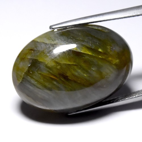π Big! 38.07ct Oval Natural Rainbow With Luster Labradorite - Africa Gem - Picture 5 of 10