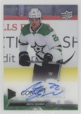 2022-23 Upper Deck Clear Cut Rookies Matej Blumel #CC-BL Rookie Auto RC