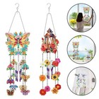Eye Catching Mosaic Wind Chime Perfect for Garden Sun Catching and Decoration