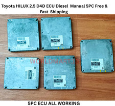 Toyota Hilux 2.5 D4d Ecu Diesel Manual 5pc Free Fast Shipping Toyota Hilux 2.5 D4d Ecu Diesel Manual 5pc Free Fast Shipping