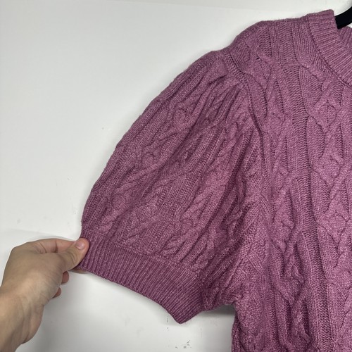 St. John Bay Women's Size X-Large New With Tags Cable Knit Sweater - Pink - Picture 2 of 8