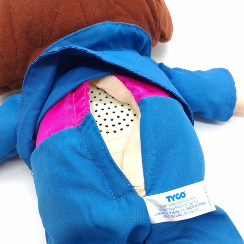 Peluche pupazzo parlante Rosie O'Donnell vintage 1997 panno Tyco 18" testato e funzionante - Foto 16 di 21