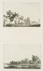A. WATERLOO (1609-1676), Zwei Flusslandschaften, um 1650, Radierung Barock