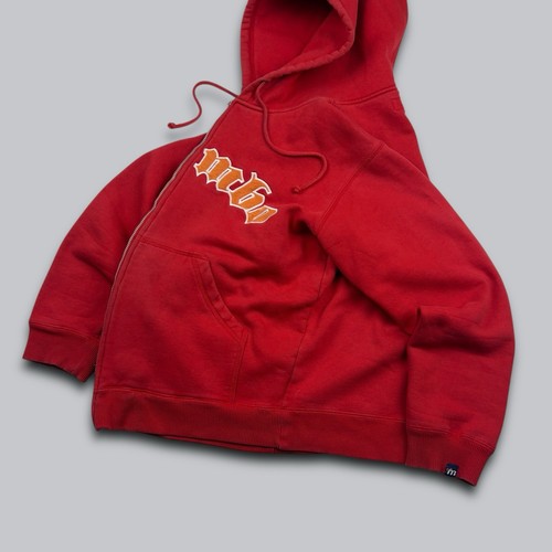 Mambo Vintage Early 2000’s Boxy Fit Heavyweight Embroidered Hoodie Jumper Rare S - Picture 6 of 23
