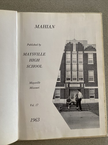 1963 Maysville High School Jahrbuch The Mahian Missouri UNMARKIERT - Bild 3 von 6
