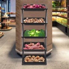 Supermarket Display Rack Shelf Retail Merchandiser Fruit Vegetable Snack Basket