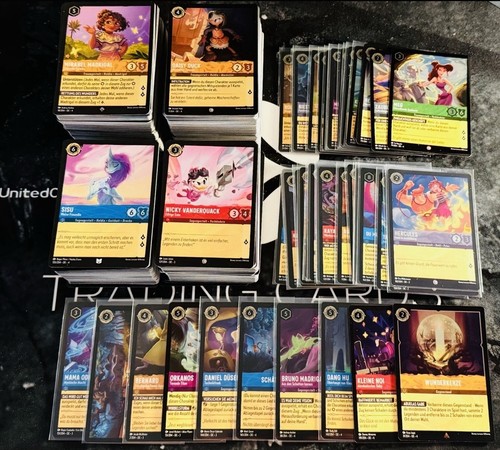 Disney Lorcana - 781x Sammelkarten inkl. Holo Foils BULK - LOT/SAMMLUNG