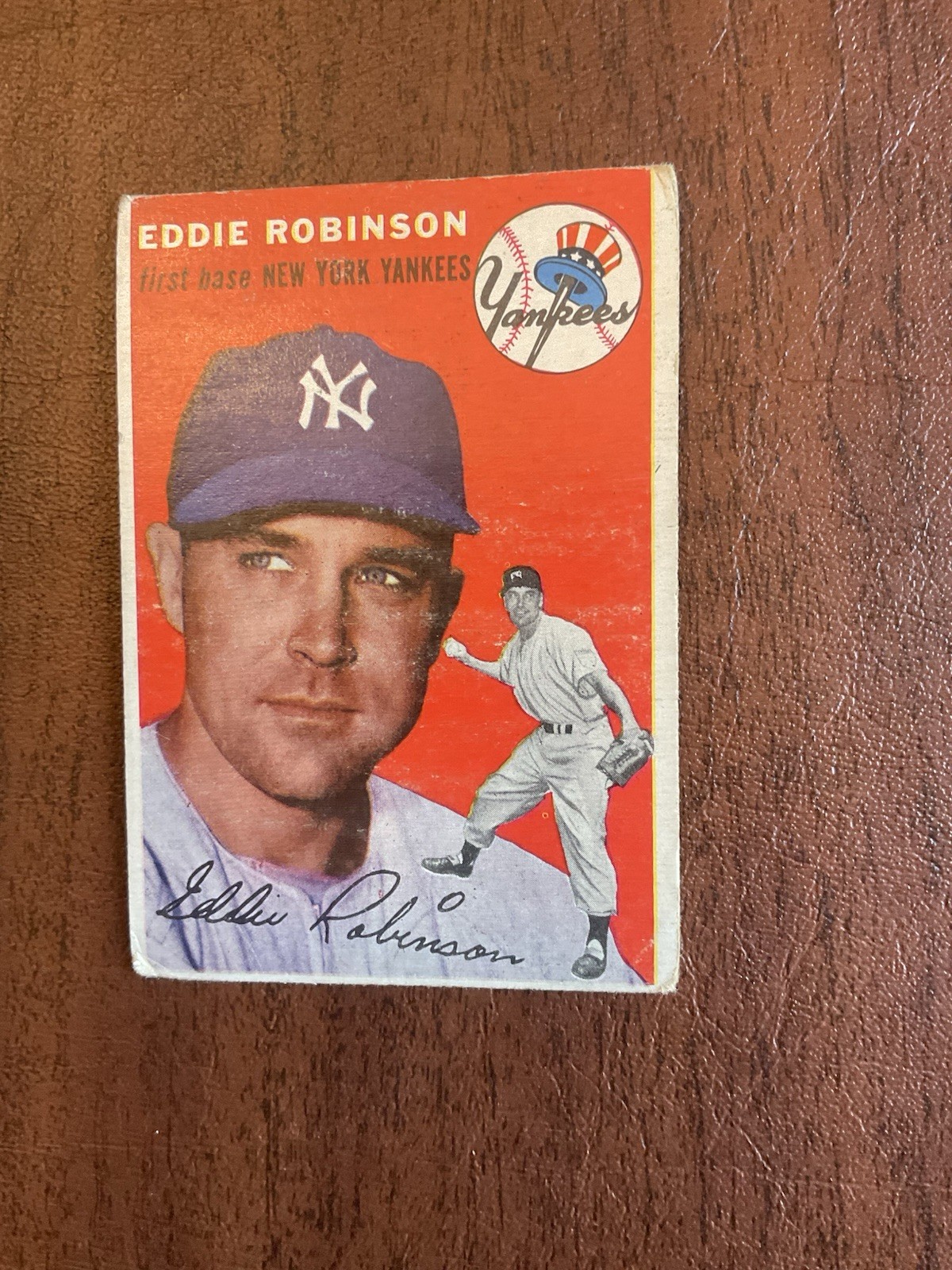1954 Topps Baseball  EDDIE ROBINSON #62